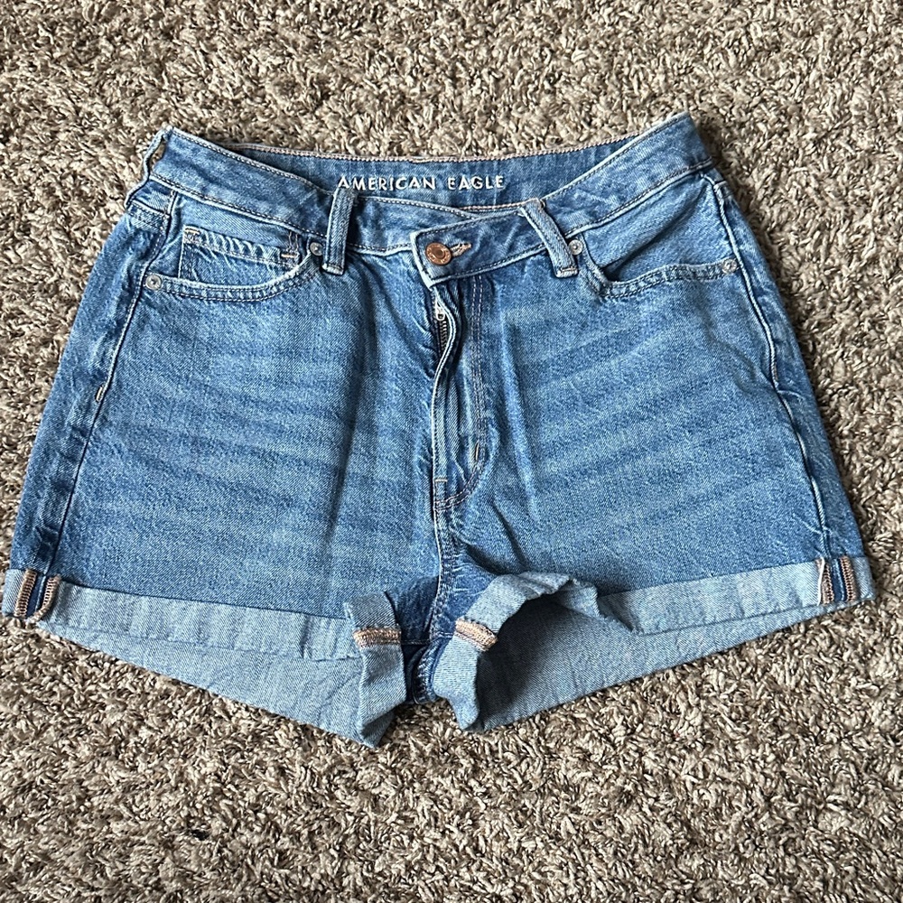 American Eagle Outfitters Women's Light Blue Jean Shorts